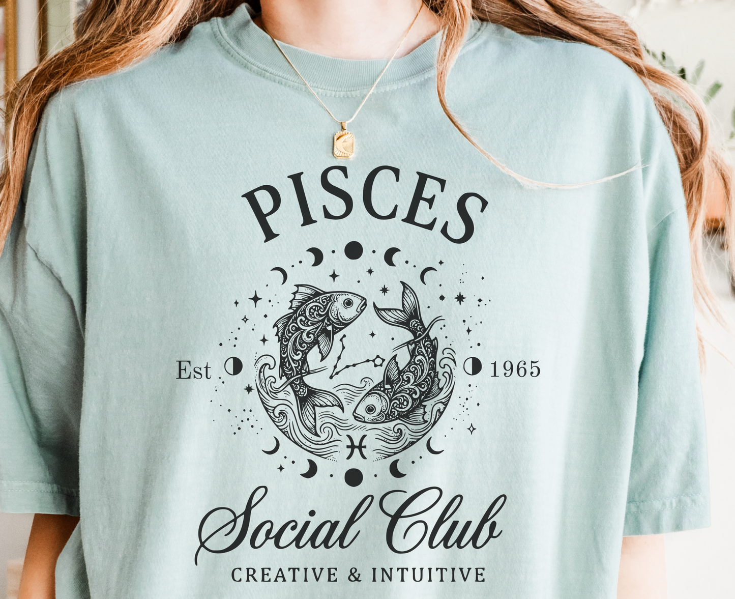 Custom Zodiac Social Club Shirt – Personalized Year Tee, Astrology Graphic Tee, Leo Virgo Aries Zodiac Shirt, Boho Celestial Shirt, Comfort Colors 1717
