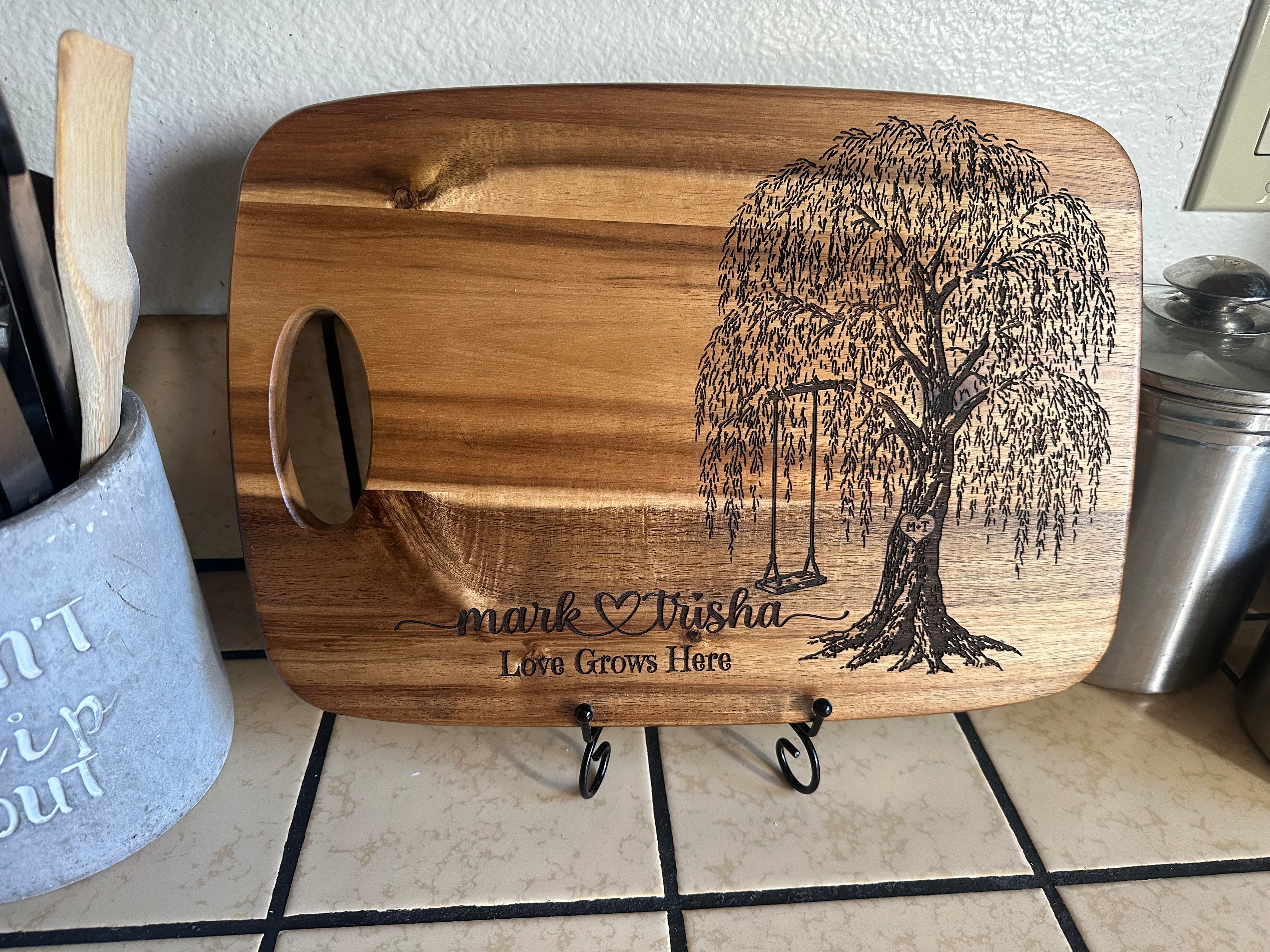 Custom Engraved Acacia Cutting Board
