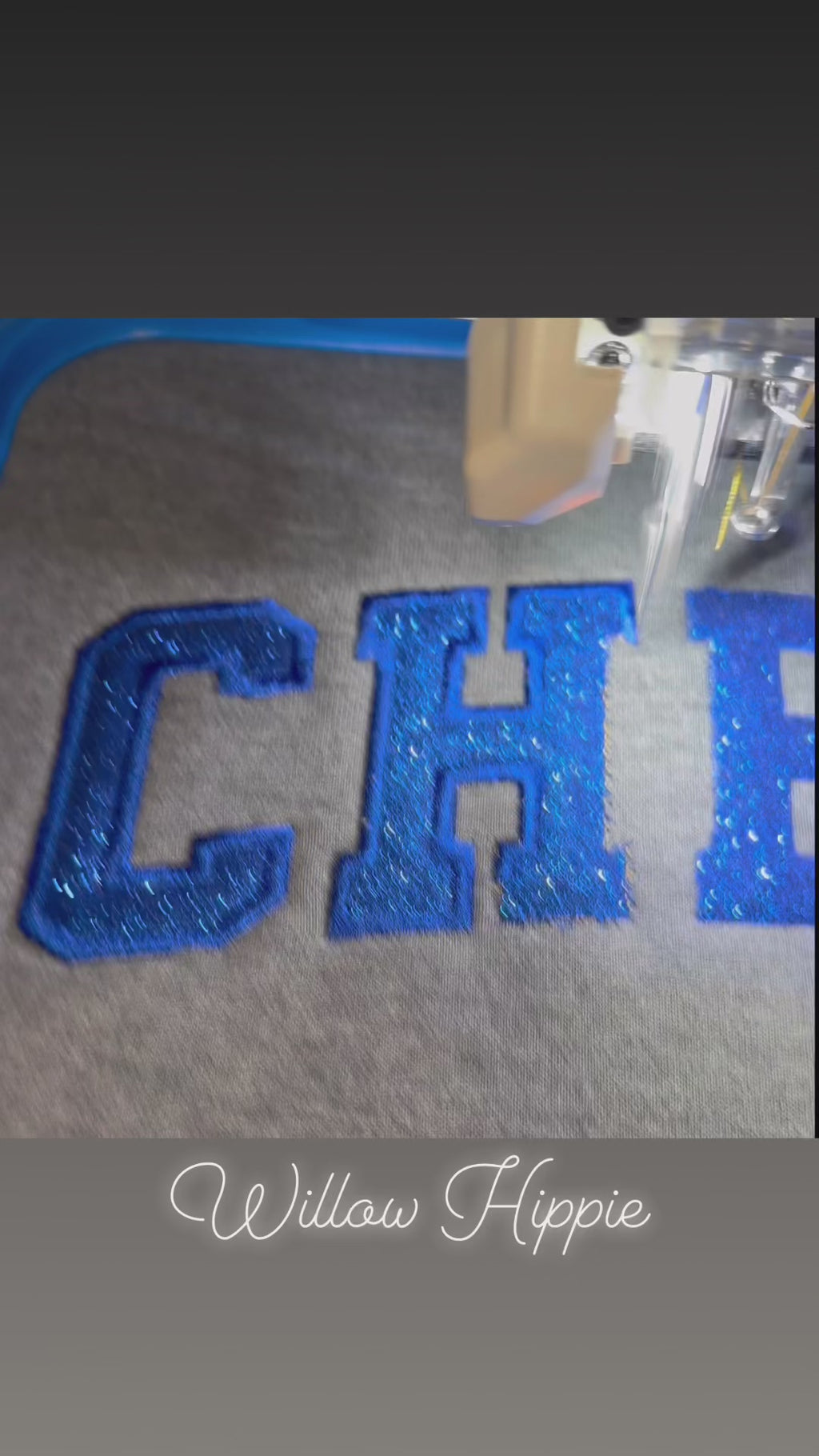 Cheer Mom Embroidered Crewneck